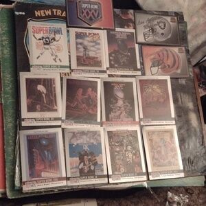 Superbowl Football Cards Lot